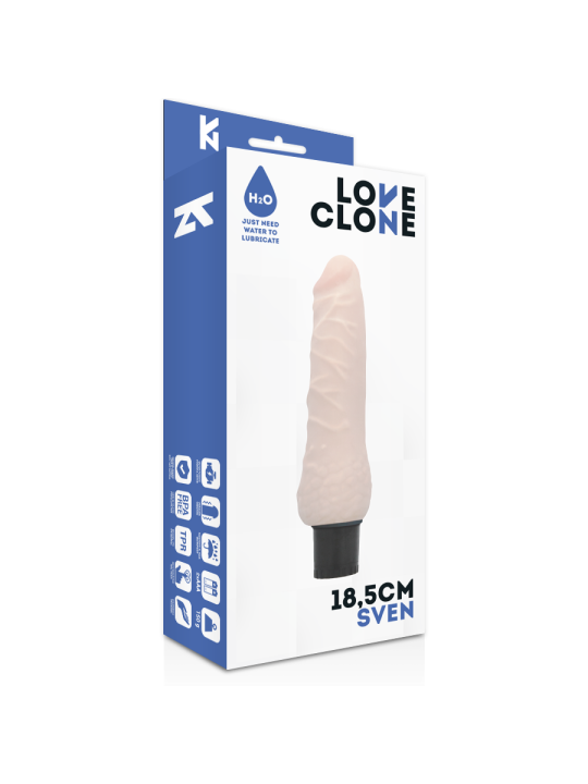 VIBRADOR AUTOLUBRICANTE 18.5 CM - TECNOLOGÍA SELF LUBRICATION DE LA MARCA LOVECLONE