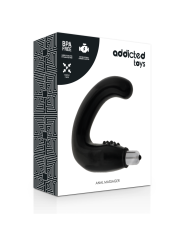 MASAJEAOR ANAL VIBRADOR PRÓSTATA NEGRO ADDICTED DE LA MARCA ADDICTED TOYS