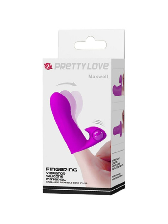 VIBRADOR DEDAL MAXWELL CON VIBRACIONES POTENTES DE LA MARCA PRETTY LOVE FLIRTATION