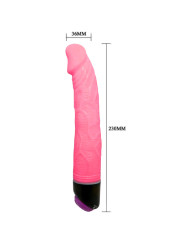VIBRADOR REALISTICO ADOUR CLUB 23 CM TEXTURA SUAVE DE LA MARCA BAILE VIBRATORS