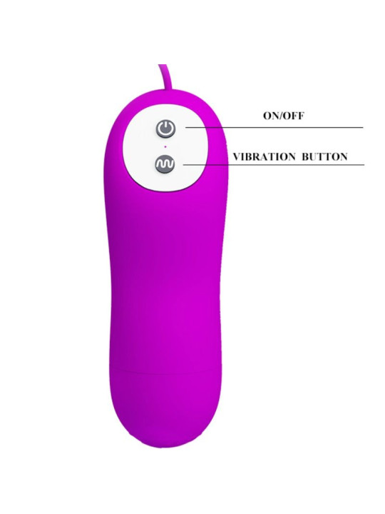 HARRIET HUEVO VIBRADOR SILICONA 12 MODOS DE LA MARCA PRETTY LOVE