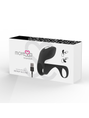 ANILLO VIBRADOR BRANDON CON FUNDA SILICONA PREMIUM DE LA MARCA MORESSA