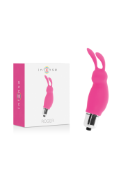 VIBRADOR RABBIT ROGER ROSA - ESTIMULADOR ERGONÓMICO SILENCIOSO DE LA MARCA INTENSE FUN