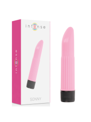VIBRADOR SONNY ROSA 13.5CM - PLÁSTICO ABS NO POROSO DE LA MARCA INTENSE FUN