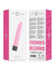 VIBRADOR SONNY ROSA 13.5CM - PLÁSTICO ABS NO POROSO DE LA MARCA INTENSE FUN