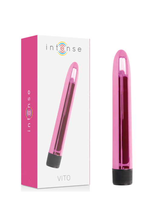 VIBRADOR VITO ROSA 17CM - POTENTE Y SILENCIOSO DE LA MARCA INTENSE FUN