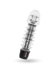 VIBRADOR JELLY AXEL NEGRO PLATINO IMPERMEABLE DE LA MARCA GLOSSY