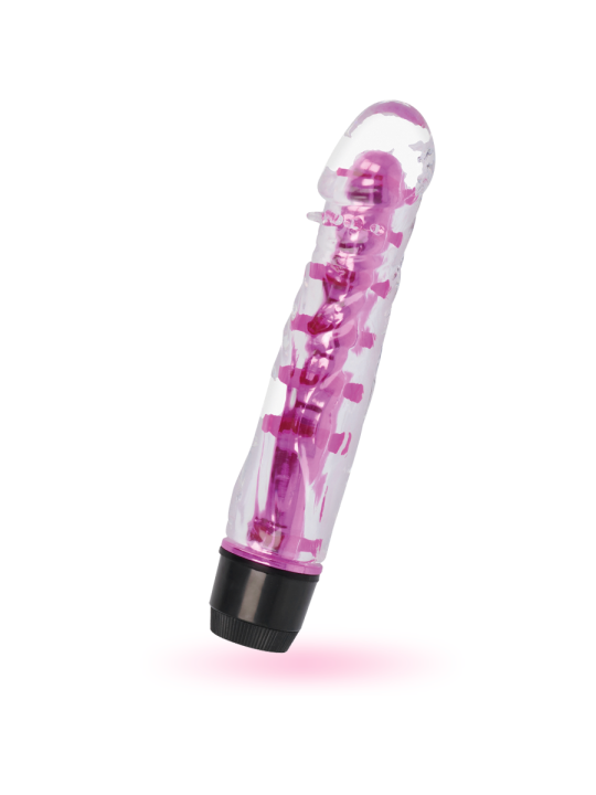 VIBRADOR LENNY ROSA GLOSSY - IMPERMEABLE Y ERGONÓMICO DE LA MARCA GLOSSY