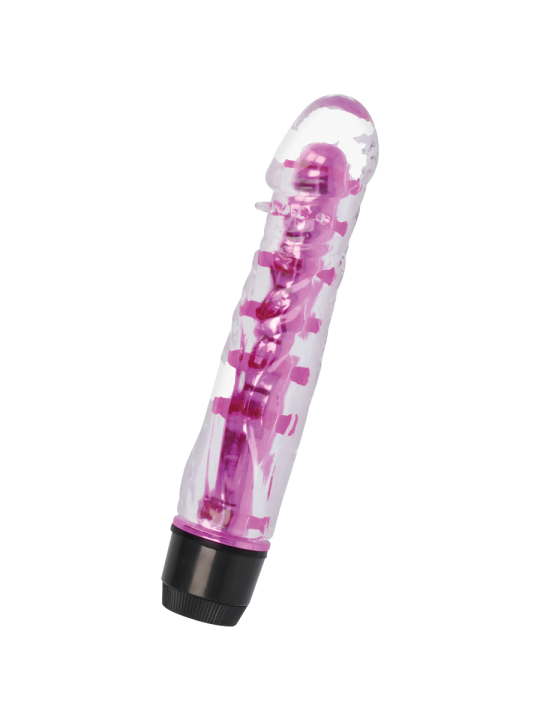 VIBRADOR LENNY ROSA GLOSSY - IMPERMEABLE Y ERGONÓMICO DE LA MARCA GLOSSY