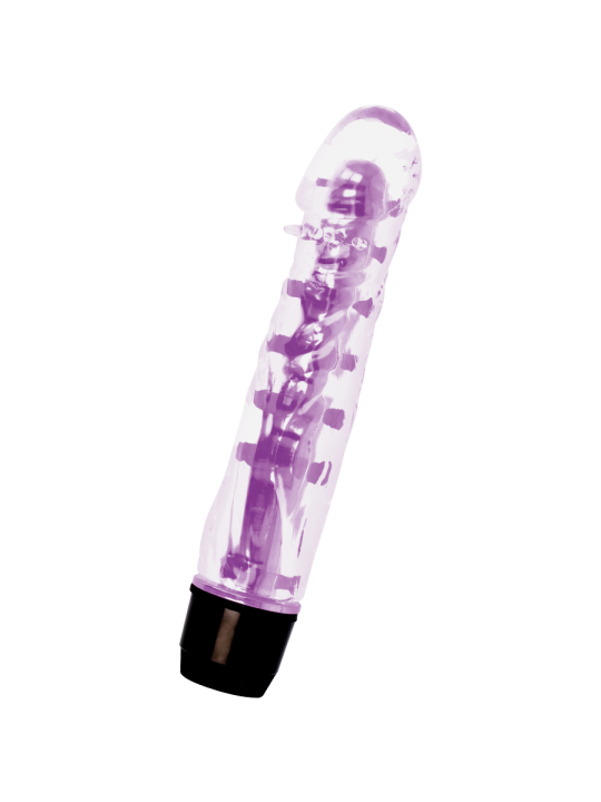 VIBRADOR LENNY LILA PLATINO - ERGONÓMICO E IMPERMEABLE DE LA MARCA GLOSSY
