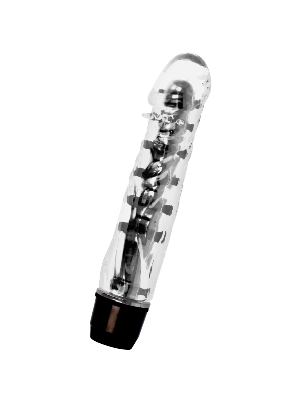 VIBRADOR LENNY NEGRO GLOSSY - ERGONÓMICO E IMPERMEABLE DE LA MARCA GLOSSY
