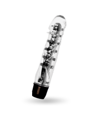 VIBRADOR LENNY NEGRO GLOSSY - ERGONÓMICO E IMPERMEABLE DE LA MARCA GLOSSY