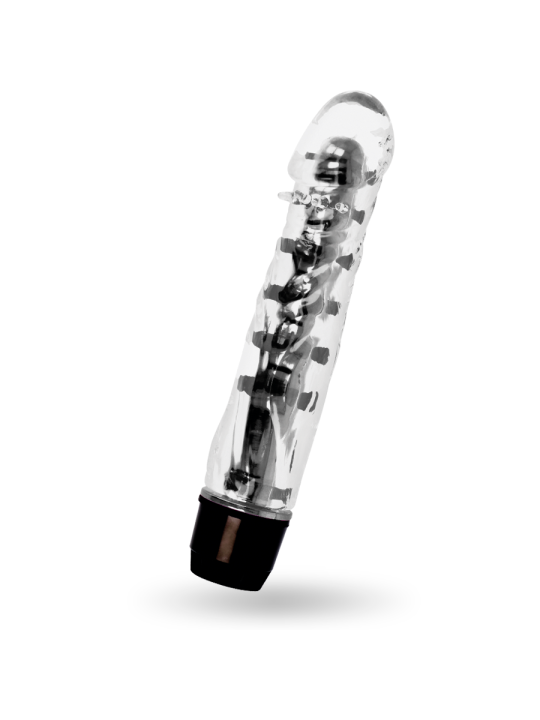 VIBRADOR LENNY NEGRO GLOSSY - ERGONÓMICO E IMPERMEABLE DE LA MARCA GLOSSY