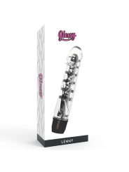 VIBRADOR LENNY NEGRO GLOSSY - ERGONÓMICO E IMPERMEABLE DE LA MARCA GLOSSY