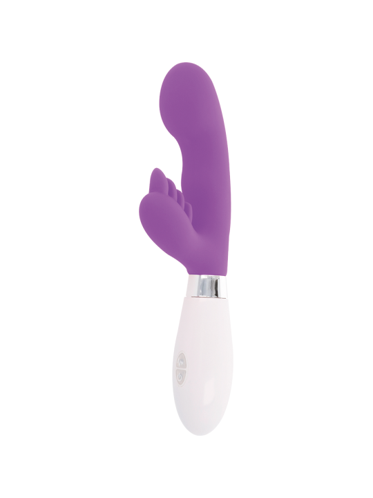MASAJEADOR CONEJO 10 FUNCIONES SILICONA LILA ELVIS DE LA MARCA GLOSSY