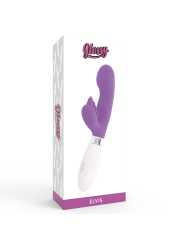 MASAJEADOR CONEJO 10 FUNCIONES SILICONA LILA ELVIS DE LA MARCA GLOSSY