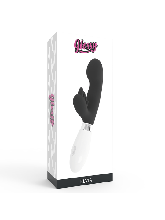 MASAJEADOR CONEJO 10 FUNCIONES SILICONA ELVIS RABBIT DE LA MARCA GLOSSY