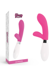 MASAJEADOR CONEJO JACKSON 10 FUNCIONES SILICONA DE LA MARCA GLOSSY