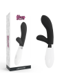 MASAJEADOR CONEJO 10 FUNCIONES SILICONA NEGRO DE LA MARCA GLOSSY