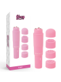 VIBRADOR POCKET KURT ROSA 4 CABEZALES MULTIVELOCIDAD DE LA MARCA GLOSSY