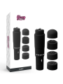 VIBRADOR POCKET KURT 4 CABEZALES MASAJEADOR PORTÁTIL DE LA MARCA GLOSSY
