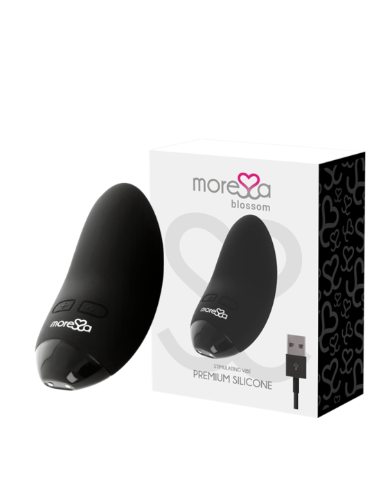 BLOSSOM VIBRADOR SILICONA MÉDICA 6 MODOS RECARGABLE DE LA MARCA MORESSA