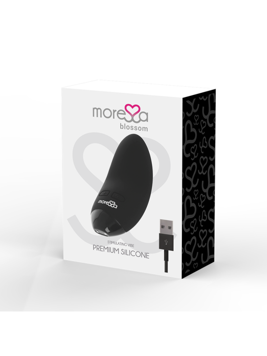 BLOSSOM VIBRADOR SILICONA MÉDICA 6 MODOS RECARGABLE DE LA MARCA MORESSA