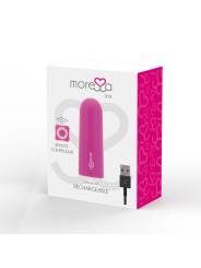 VIBRADOR CONTROL REMOTO NIX ROSA SILENCIOSO Y RECARGABLE DE LA MARCA MORESSA