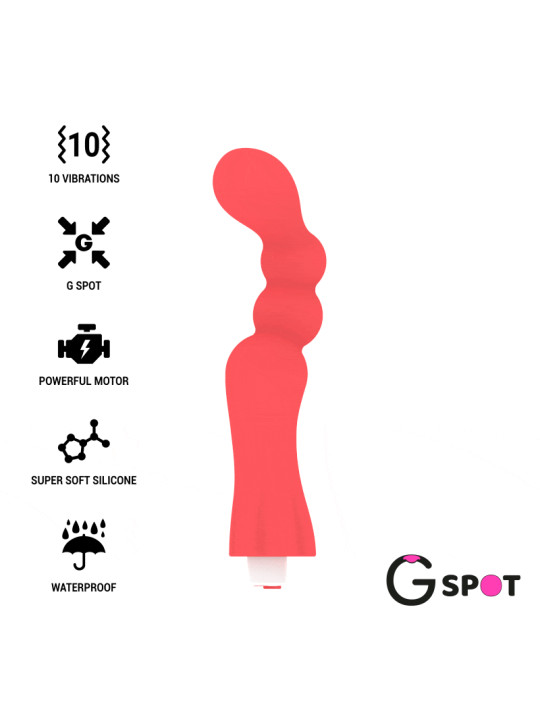 VIBRADOR PUNTO G GOHÁN RECARGABLE SILICONA MÉDICA DE LA MARCA G-SPOT