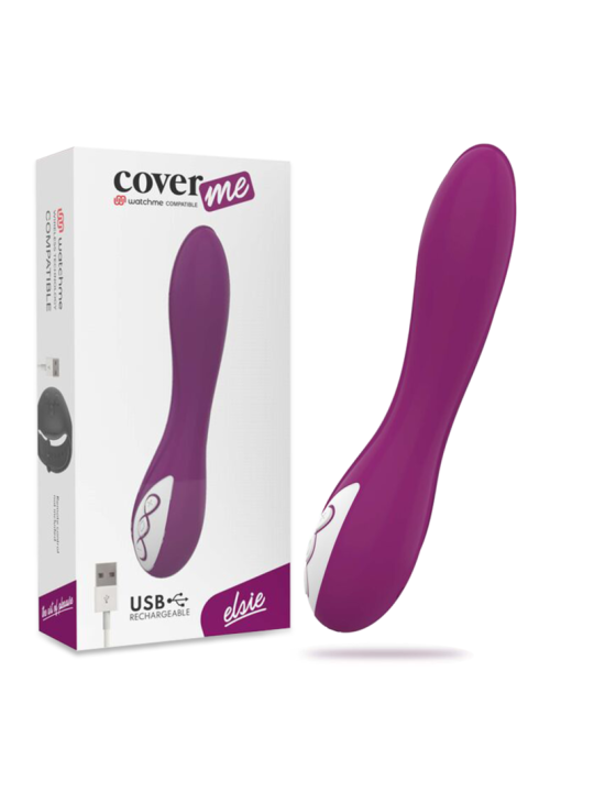 VIBRADOR ELSIE SILICONA MÉDICA CON TECNOLOGÍA WIRELESS DE LA MARCA COVERME