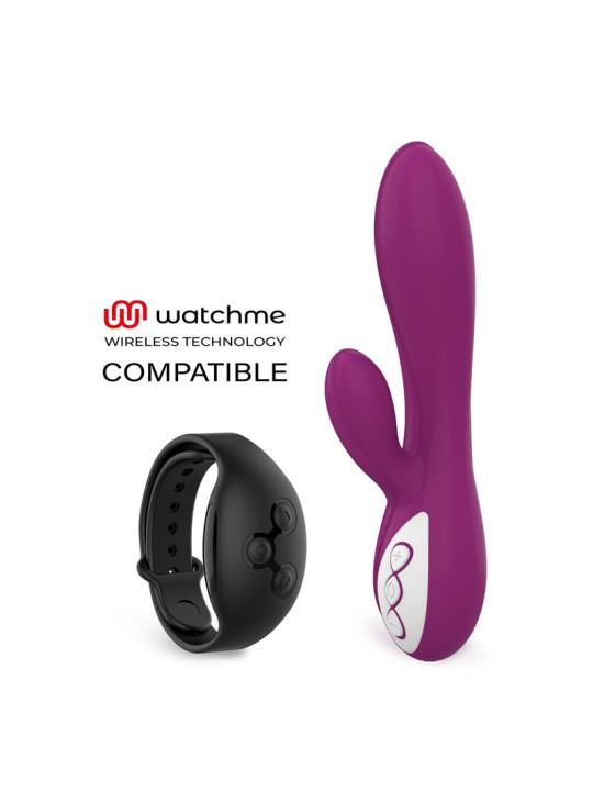 VIBRADOR TAYLOR DUAL WATCHME - CLÍTORIS Y PUNTO G DE LA MARCA COVERME