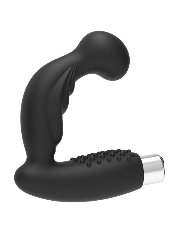 VIBRADOR PROSTÁTICO RECARGABLE SILICONA MÉDICA - NEGRO DE LA MARCA ADDICTED TOYS