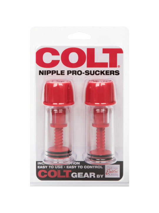 VENTOSAS SUCCIONADORAS PARA PECHA COLT ROJO DE LA MARCA CALEXOTICS