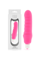 VIBRADOR SILICONA SUAVE DOLCE VITA ROSA DE LA MARCA DOLCE VITA
