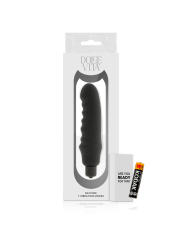 VIBRADOR SILICONA SUAVE DOLCE VITA NEGRO DE LA MARCA DOLCE VITA