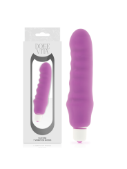 VIBRADOR SILICONA SUAVE DOLCE VITA LILA DE LA MARCA DOLCE VITA