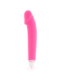 VIBRADOR REALISTA SILICONA SUAVE ROSA DOLCE VITA DE LA MARCA DOLCE VITA