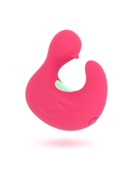 DEDAL VIBRADOR SILICONA RECARGABLE DUCKYMANIA 8 MODOS DE LA MARCA HAPPY LOKY