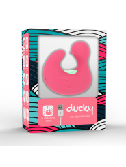 DEDAL VIBRADOR SILICONA RECARGABLE DUCKYMANIA 8 MODOS DE LA MARCA HAPPY LOKY