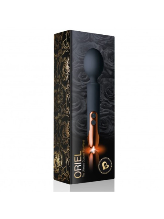 VIBRADOR ORIEL PARA PAREJAS - 10 MODOS, SILICONA SEGURA DE LA MARCA ROCKS-OFF