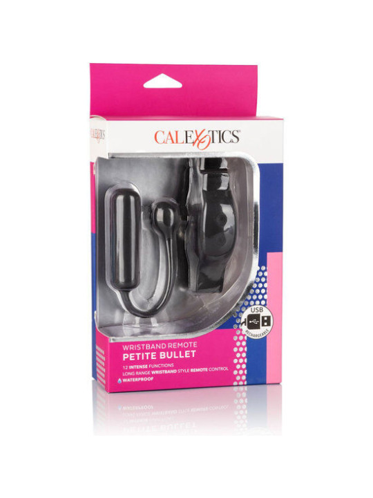 BALA VIBRADORA RECARGABLE CON CONTROL DE PULSERA DE LA MARCA CALEXOTICS