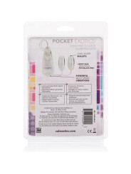 BALAS VIBRADORAS DORADAS SILVER MULTIVELOCIDAD DE LA MARCA CALEXOTICS