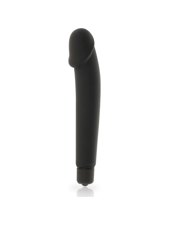 VIBRADOR REALISTA SILICONA SUAVE NEGRO DOLCE VITA DE LA MARCA DOLCE VITA