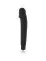VIBRADOR REALISTA SILICONA SUAVE NEGRO DOLCE VITA DE LA MARCA DOLCE VITA