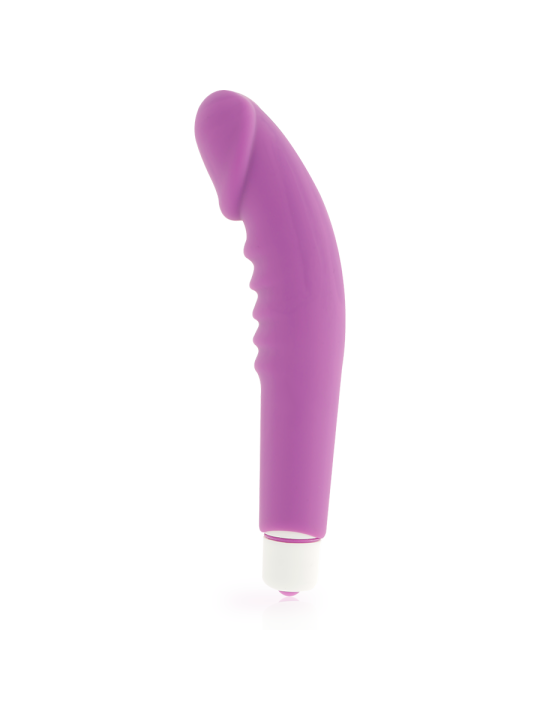 VIBRADOR REALISTA SILICONA SUAVE LILA DOLCE VITA DE LA MARCA DOLCE VITA