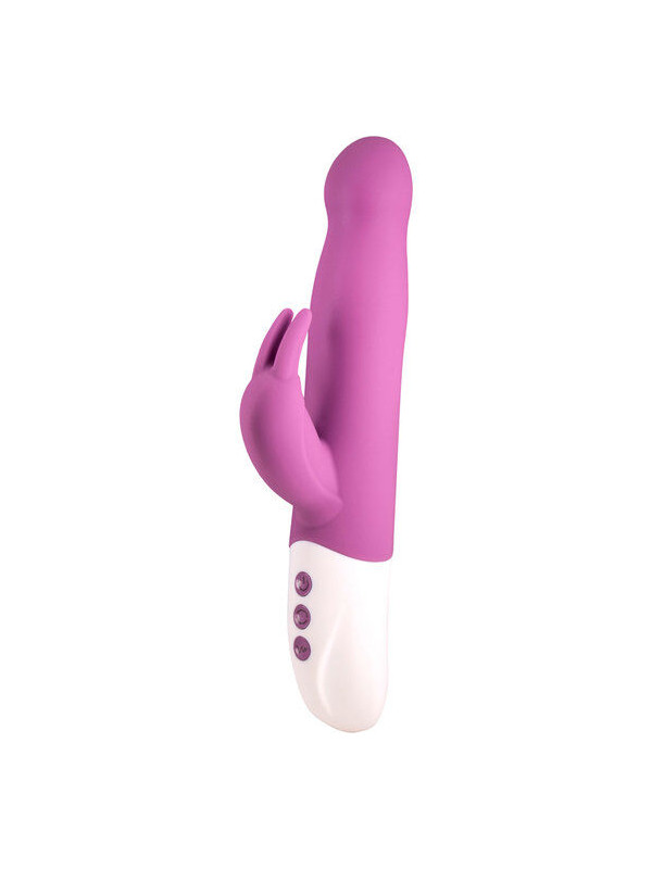 VIBRADOR CONEJITO ROTATIVO LILA 7 MODOS USB DE LA MARCA SEVEN CREATIONS