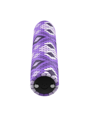 BALA VIBRADORA RECARGABLE SNAKE LILA 10 MODOS DE LA MARCA CUSTOM BULLETS