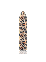 BALA VIBRADORA RECARGABLE 10 MODOS LEOPARD DE LA MARCA CUSTOM BULLETS
