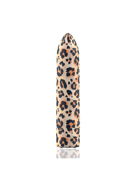 BALA VIBRADORA RECARGABLE 10 MODOS LEOPARD DE LA MARCA CUSTOM BULLETS