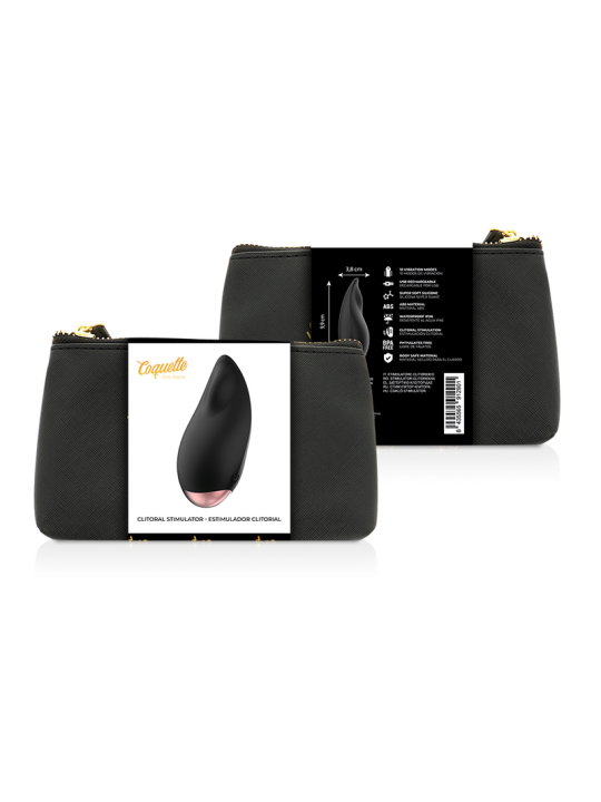 VIBRADOR CLITORIS RECARGABLE SILICONA 10 VELOCIDADES DE LA MARCA COQUETTE TOYS